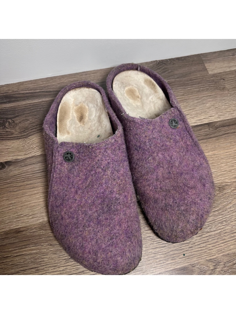Birkenstock Purple Wool Clogs Women's Size 8 (39)